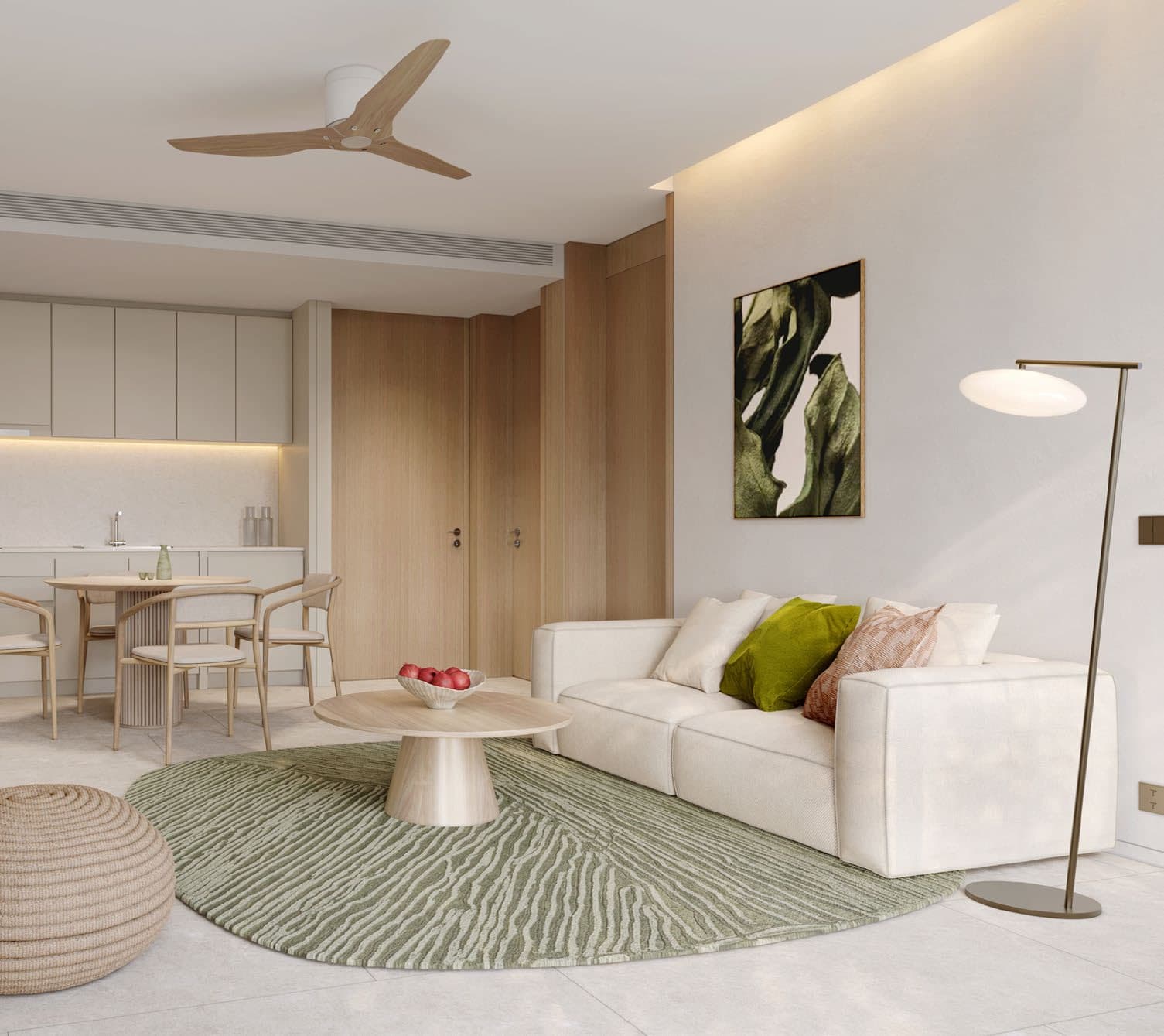 Living and dining